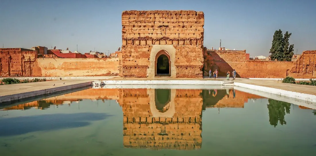Reflecting pool at the El Badi palace, Marrakech